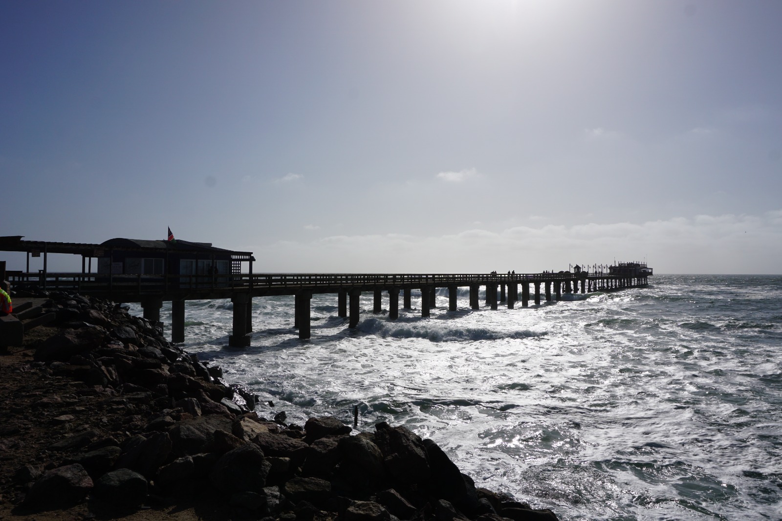 Namibia Campingsetup unter Akazienbäumen