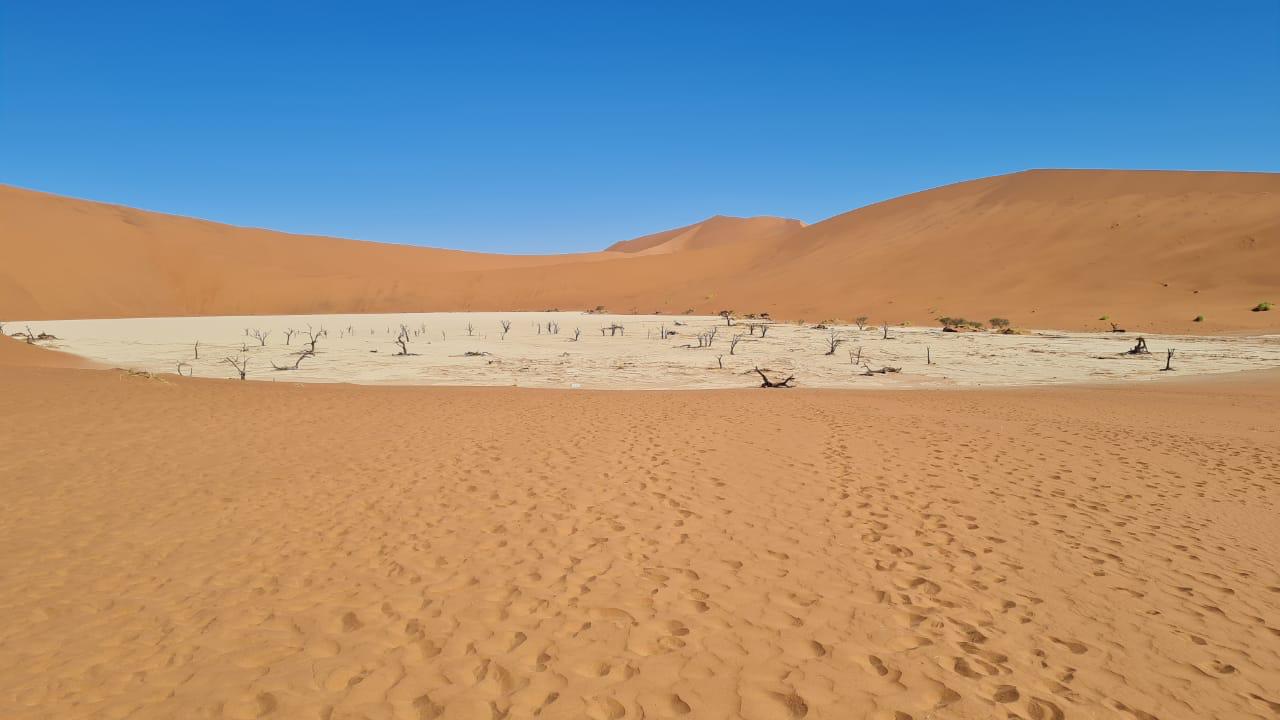 Sonnenuntergang über der Skelettküste